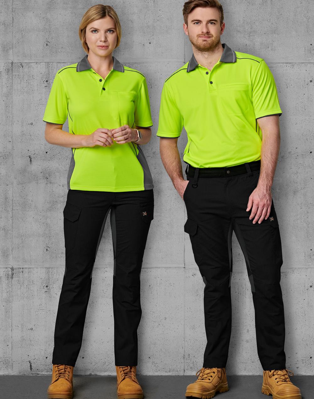 SW01CD High Visibility CoolDry Micro-mesh Short Sleeve Safety Polo